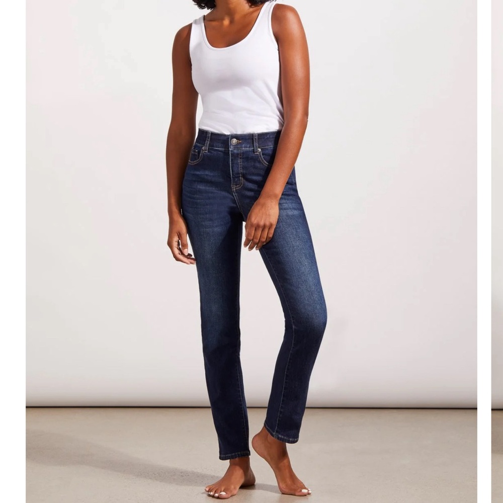 Tribal Sophia Curvy Straight Jeans - 12 - New